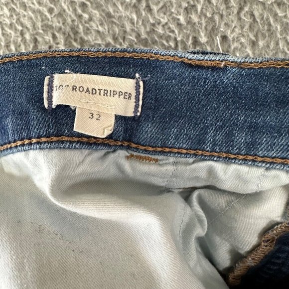 Madewell Jeans Women's 32 Blue 10" High Rise Roadtripper Tapered Breathable - Picture 9 of 16